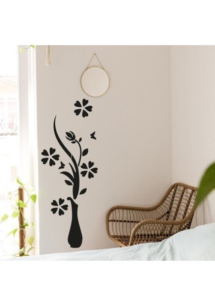 32 Parça Siyah Vazo Seti, Şık ve Modern Dekorasyon Için Ideal Seçim