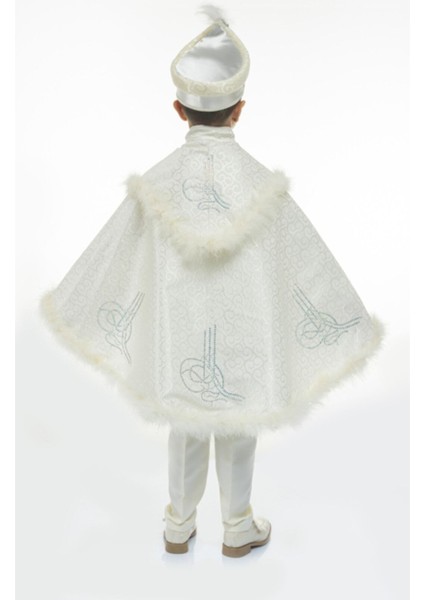 Ekru Beylerbeyi Tuğralı Sünnet Pelerini, Şık ve Kaliteli Tasarım fırsatları