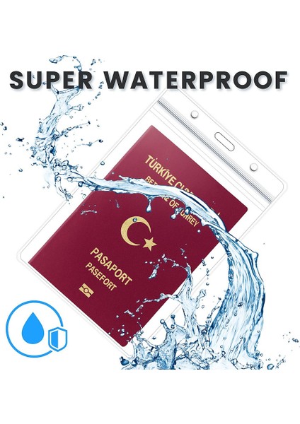 %100 Su Geçirmez Şeffaf Pasaport Kılıfı – Seyahatleriniz Için Güvenli ve Şık Koruma modelleri