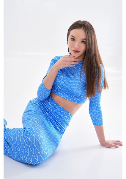 Deniz Kızı Temalı Anne ve Kız Parti Kostümleri, Mavi Renkli, Eğlenceli ve Şık Tasarım fırsatları