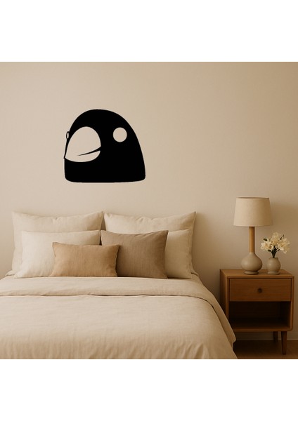 Kuş Yüzü Motifli Mdf Dekoratif Tablo - TOA7053-7448