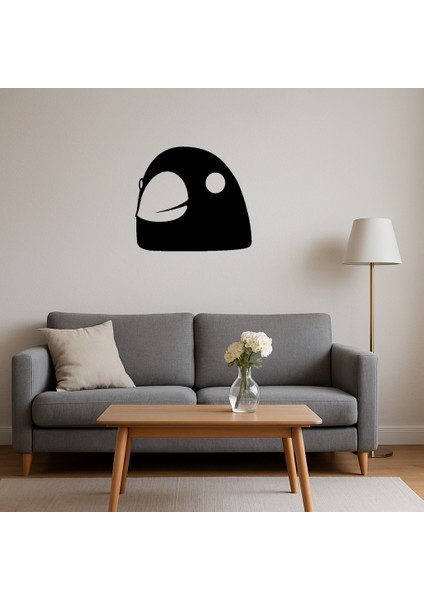 Kuş Yüzü Motifli Mdf Dekoratif Tablo - TOA7053-7448 fırsatları