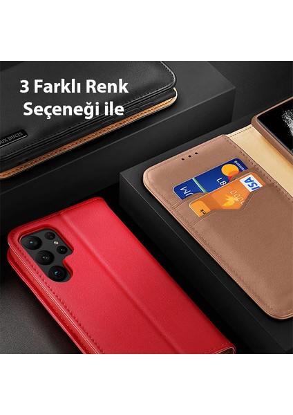 Dux Ducis Sm Galaxy S23 Kılıf Mıknatıslı Cüzdanlı Deri Kılıf Hivo SERIES-(1903) modelleri