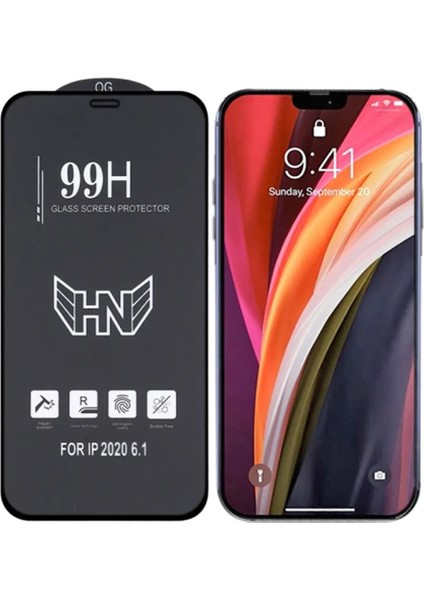 iPhone 12/12 Pro 6.1 3D Full High Aluminum Tempered Cam Ekran KORUYUCU-(1903)