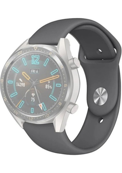 22MM Silikon Kayış Kordon Gear S3 Watch 4 -Gt2 GT2E 46MM Kayışkordon Watch Active 2 22MM-(1903) fırsatları