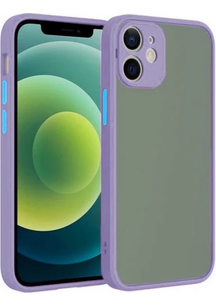 iPhone 12 6.1inç Kamera Korumalı Premium Silikon KILIF-(1903)