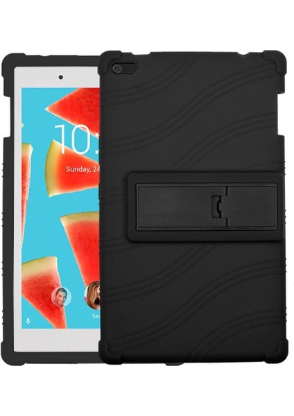 Lenovo Tab 4 8 (TB-8504 Standlı Silikon Kılıf Ultra Koruma KILIF-(1903)