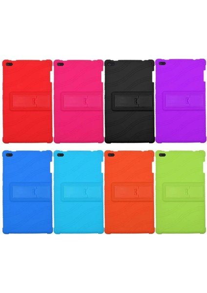 Lenovo Tab 4 8 (TB-8504 Standlı Silikon Kılıf Ultra Koruma KILIF-(1903) fırsatları