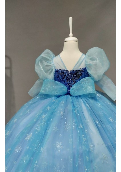 Mavi Elsa Elbise, Pelerinli Kostüm, Çocuk ve Yetişkin Için Neşeli Tasarım fiyatları
