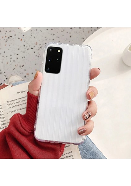 Ally Samsung Galaxy S20+ Plus Trunk Lines Ince Soft Silikon KILIF-(1903)