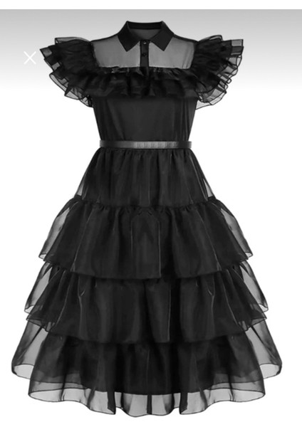 Çocuklar Için Siyah Renkli Şık Elbise, Parti ve Özel Günler Için Uygun fiyatları