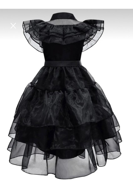 Çocuklar Için Siyah Renkli Şık Elbise, Parti ve Özel Günler Için Uygun modelleri