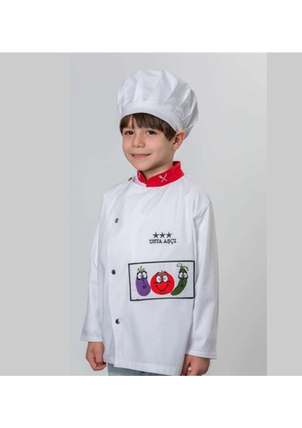 Beyaz Aşçı Kostümü, Şık ve Rahat Giyim, Mutfak Için Mükemmel Seçim