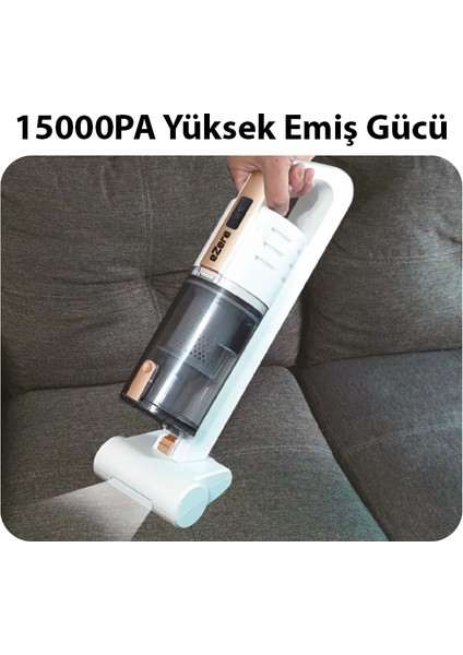 Ezere 15000PA LED Işıklı Kuru Islak Kullanım Kablosuz Güçlü El Araç-Ev SÜPÜRGESI-(1903) fiyatları