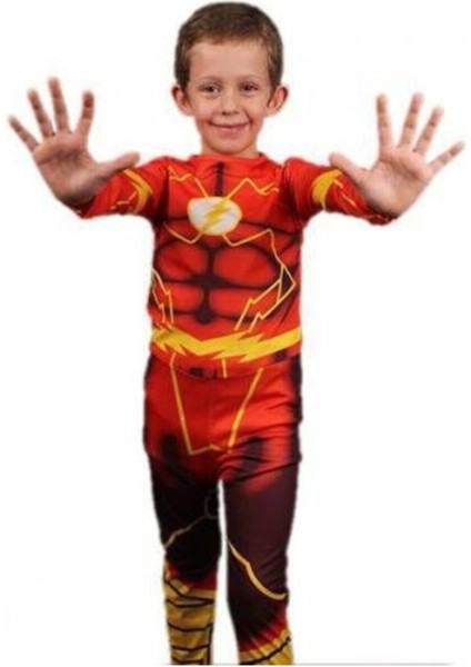 Turuncu Flash Karakter Kostümü, Eğlenceli ve Şık E-Ticaret Ürünü fiyatları