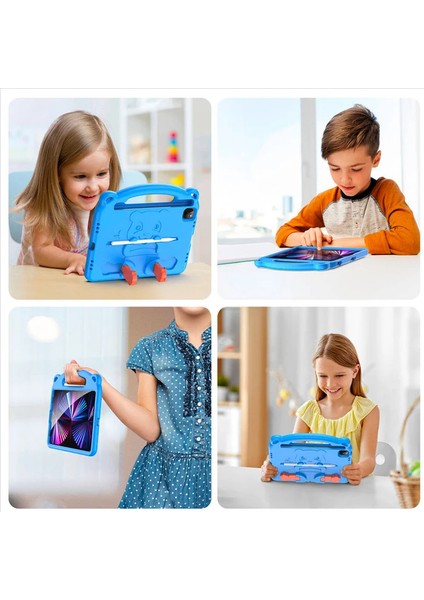 Dux Ducis Panda iPad Pro 11 (2018/2020/2021) iPad Air 4-5 Kılıf Çocuk Shockproof Standlı TAŞINABILIR-(1903) fırsatları