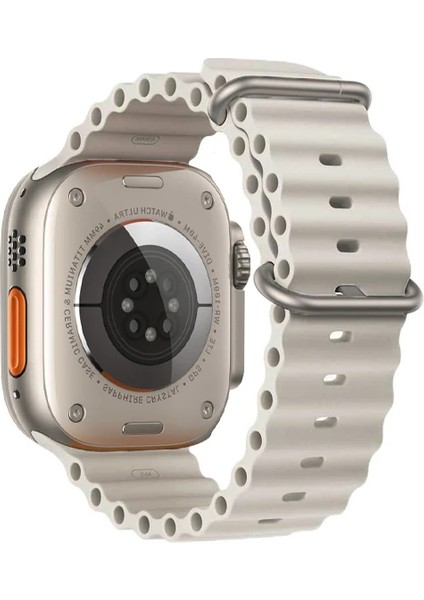 Ally Apple Watch 7-8 45MM 6-5-4 44MM Watch Ultra 49MM Marine Silikon Kayış Kordon 3-2-1 42MM-(1903) fiyatları