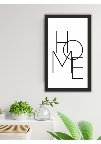 Şık Siyah Mdf Duvar Tablo, Oturma ve Yatak Odası Dekorasyonu