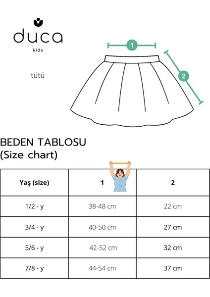 Çocuklar Için Renkli Kelebek Kanatlı Tütü Etek Seti 5-8 Yaş indirimleri