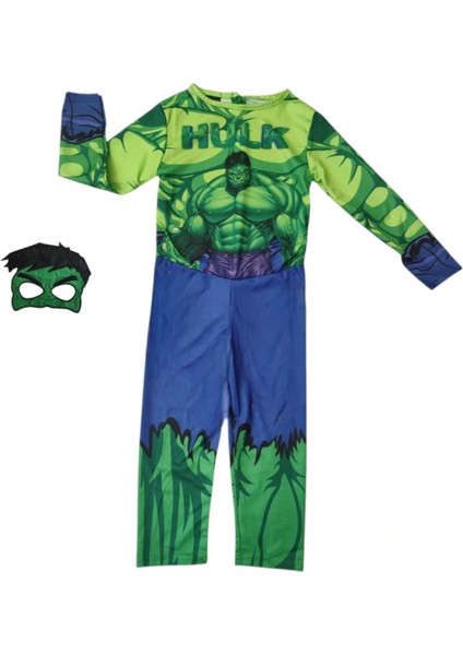 Renkli Çocuk Kostümü, Eğlenceli Hulk Tarzı, Yüksek Kalite, Rahat ve Sevimli Tasarım fiyatları