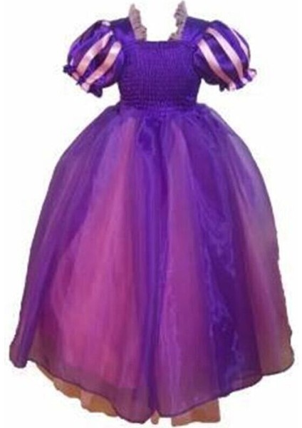 Mor Rapunzel Kostüm, Büyülü ve Şık Tasarım, Hayal Dünyanıza Renk Katacak! fiyatları