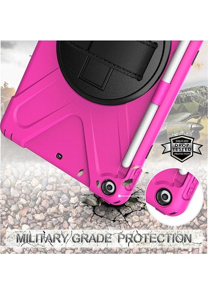 Ipad 9.72017 Ipad 9.7 2018 Kalem Yerli Standlı Zırh Kılıf/shockproof CASE-(1903)