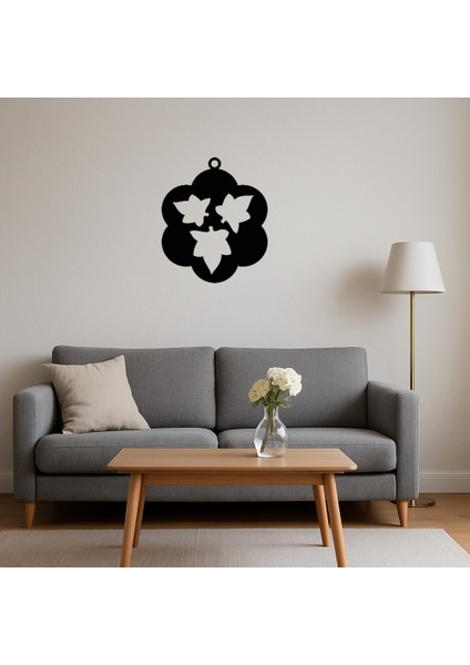 Oryantal Yaprak Desenli Mdf Duvar Dekoru - CPTD7523-4164 fırsatları