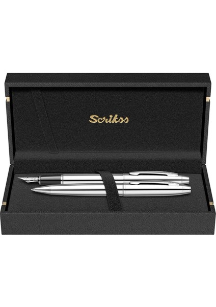 & WizDesign 35 Dolmakalem + Tükenmezkalem Ikili Set Krom (Ömür Boyu Garantili - Lüks Kutulu - İsme Özel Tasarım) indirimleri