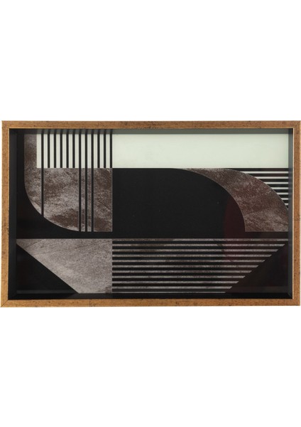 Kahverengi Dekoratif Tepsi 25X40 Cm, Şık ve Kullanışlı Ev Aksesuarı