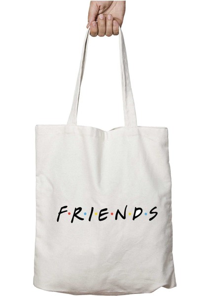 Frıends Dizi Iki Taraf Kalıcı Yıkanabilir Okul Plaj Omuz Bez Çanta