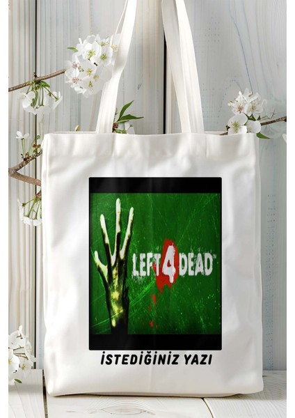 Left Four Oyun Baskılı Omuz Çanta Kişiye Özel Model 9 fiyatları