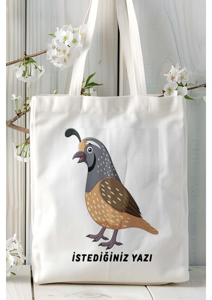 Bıldırcın Baskılı Omuz Çanta Kişiye Özel Model 6 fiyatları