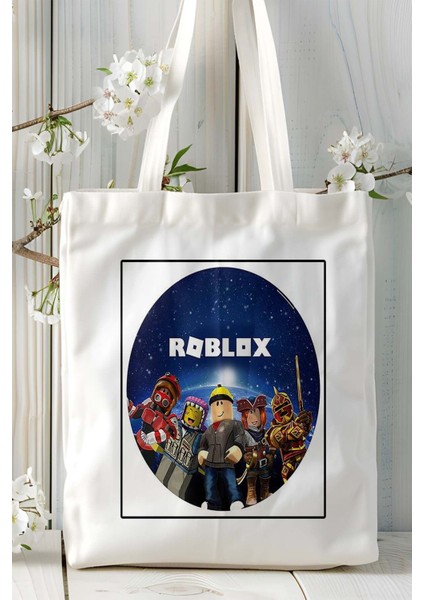 Roblox Oyun Baskılı Omuz Çanta Kişiye Özel Model 4
