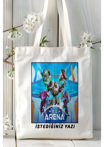 Mecharena Mobil Oyun Baskılı Omuz Çanta Çift Tafaflı Baskı Kişiye Özel 1 fiyatları
