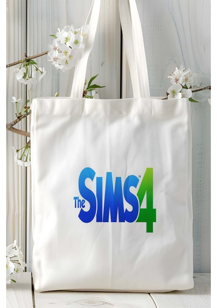 Sims Oyun Baskılı Omuz Çanta Model 4