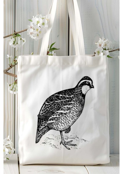 Bıldırcın Baskılı Omuz Çanta Kişiye Özel Model 1