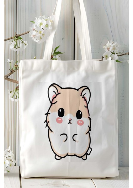Hamster Baskılı Omuz Çanta Kişiye Özel Model 1