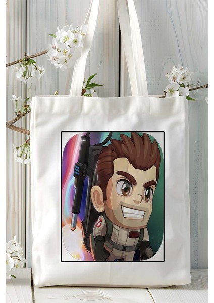 Jetpack Joyride Mobil Oyun Baskılı Omuz Çanta Çift Tafaflı Baskı Kişiye Özel 2