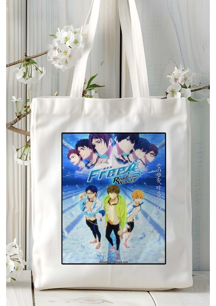 Free! Baskılı Bez Omuz Çantası Kişiye Özel Model 1