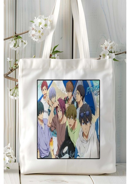 Free! Baskılı Bez Omuz Çantası Kişiye Özel Model 2