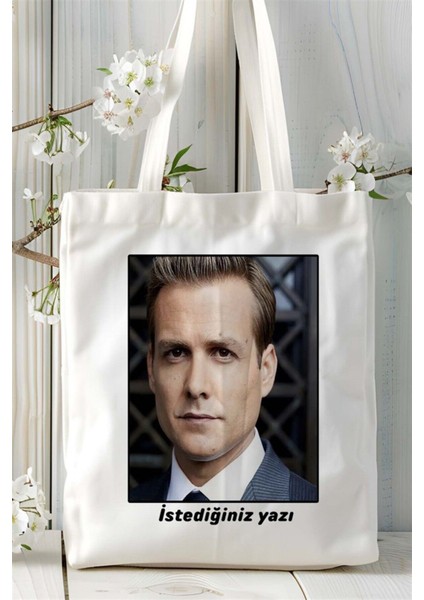 Gabriel Macht Baskılı Bez Çanta Omuz Çantası Kişiye Özel Desen 4 fiyatları