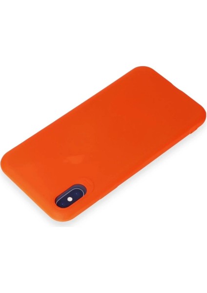 iPhone x Kılıf First Silikon - Parlak Turuncu modelleri