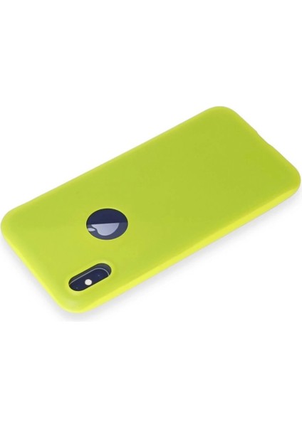 iPhone x Kılıf First Silikon - Parlak Sarı modelleri