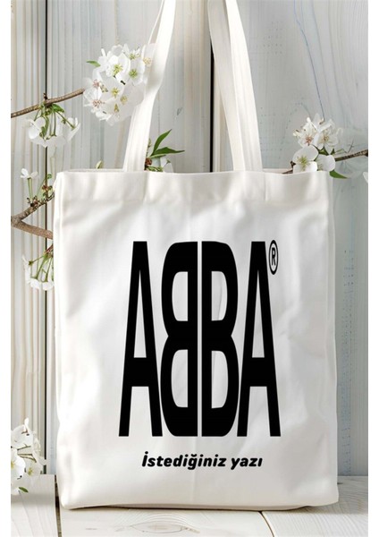 Abba Baskılı Bez Çanta Kişiye Özel Model 1 fiyatları