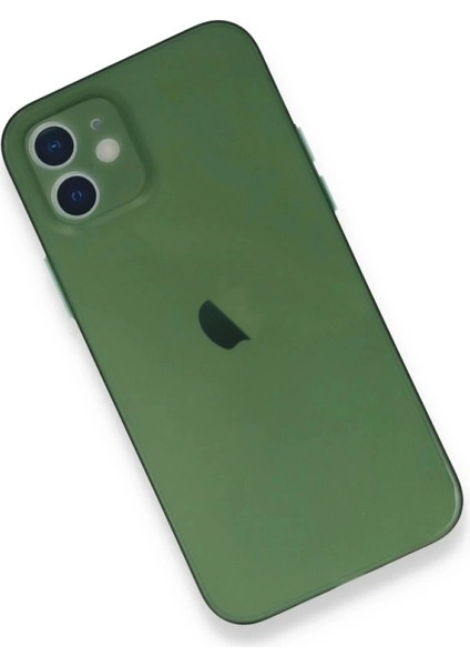 iPhone 12 Mini Kılıf Pp Ultra Ince Kapak - Yeşil modelleri