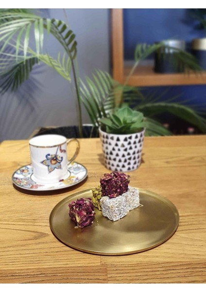 El Yapımı Pirinç Sunumluk, Düz Yuvarlak, 15 Cm, Şık ve Zarif Tasarım modelleri