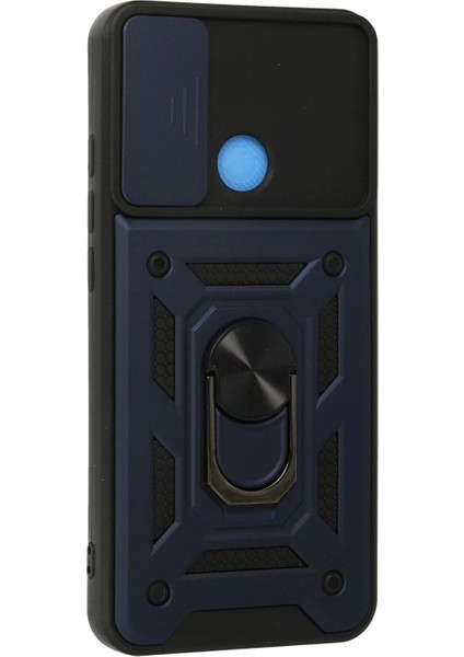 Xiaomi Redmi 9c Kılıf Pars Lens Yüzüklü Silikon - Lacivert fiyatları