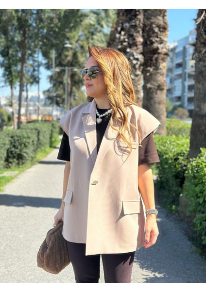 Kemerli Bej Yelek fırsatları