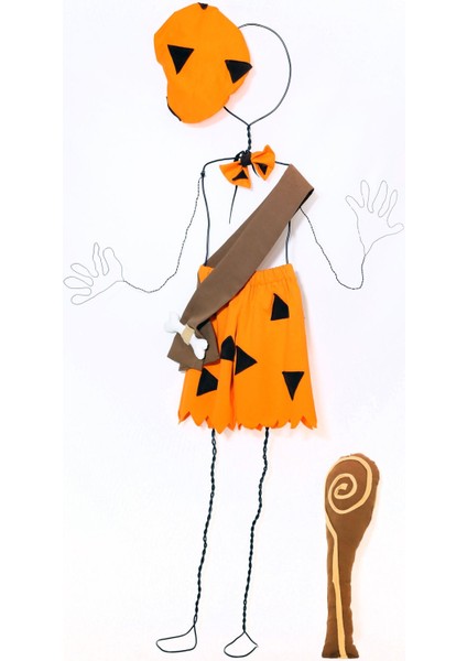 Turuncu Renkli Bambam Kostüm, Eğlenceli ve Rahat Giyim Seçeneği