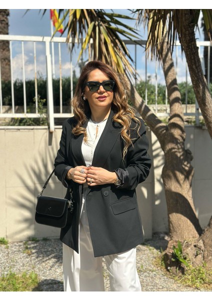 Siyah Blazer Ceket modelleri